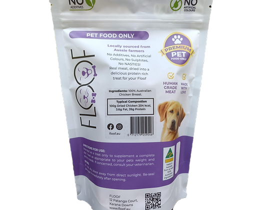 Dried Chicken Breast Pet Treat - 100g