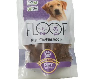 Fishy Wafers Pet Treats - 100g Dog and Cat Treats