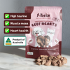 50g Freeze Dried Organic Beef Hearts By Fureeze™