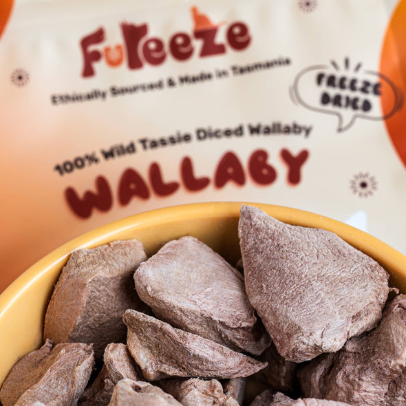 50g Freeze Dried Wallaby By Fureeze™ For Cats & Dogs