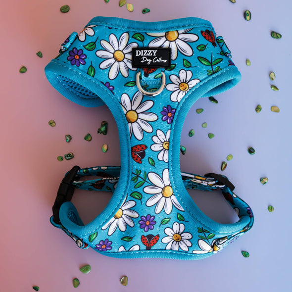 DOG HARNESS | Ladybird Lane | Neck Adjustable Dog Harness: Large | NEW Longer chest!