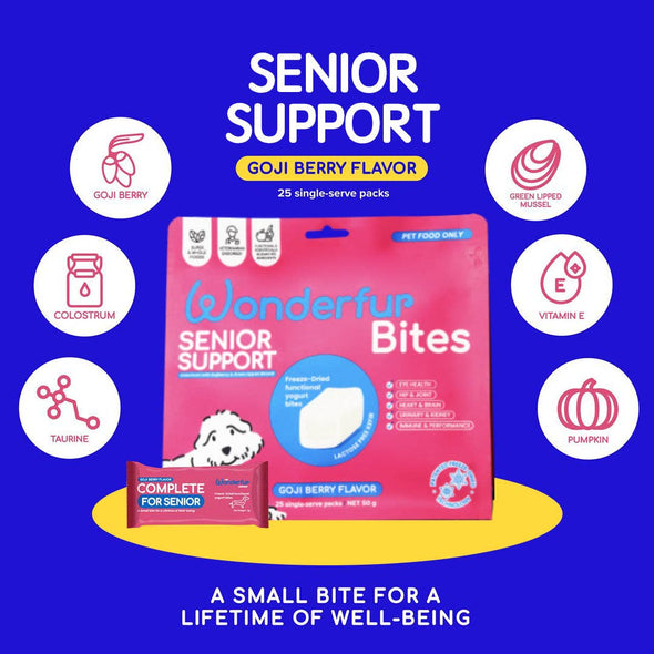 Wonderfur Bites Senior Support for Dogs