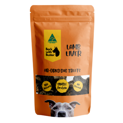 Lamb Liver Dog Treats: 100gm