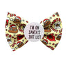 Badge Bow Tie <br>I’m on Santa’s shit list Badge Bow®