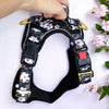 No Pull Dog Harness | Step in | Reflective | Heavy Duty | Easy Reach Handle |Midnight Cherry Blossoms