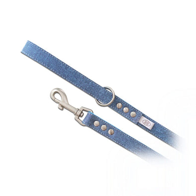 BUDDY BELT:<br>All Leather Leash<br>Dungaree