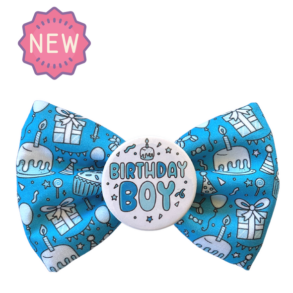 Badge Bow Tie<br>Birthday Boy