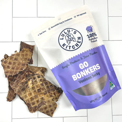 GO BONKERS VENISON JERKY<br>Lulu’s Kitchen