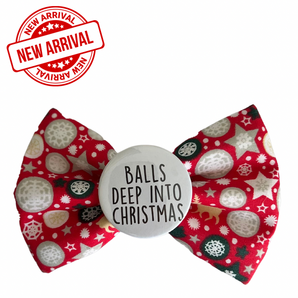 Badge Bow Tie <br>Ball’s deep into Christmas