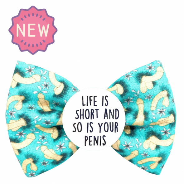 Badge Bow Tie<br>Life is short
